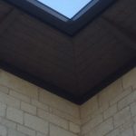 new premium gutters installed on home